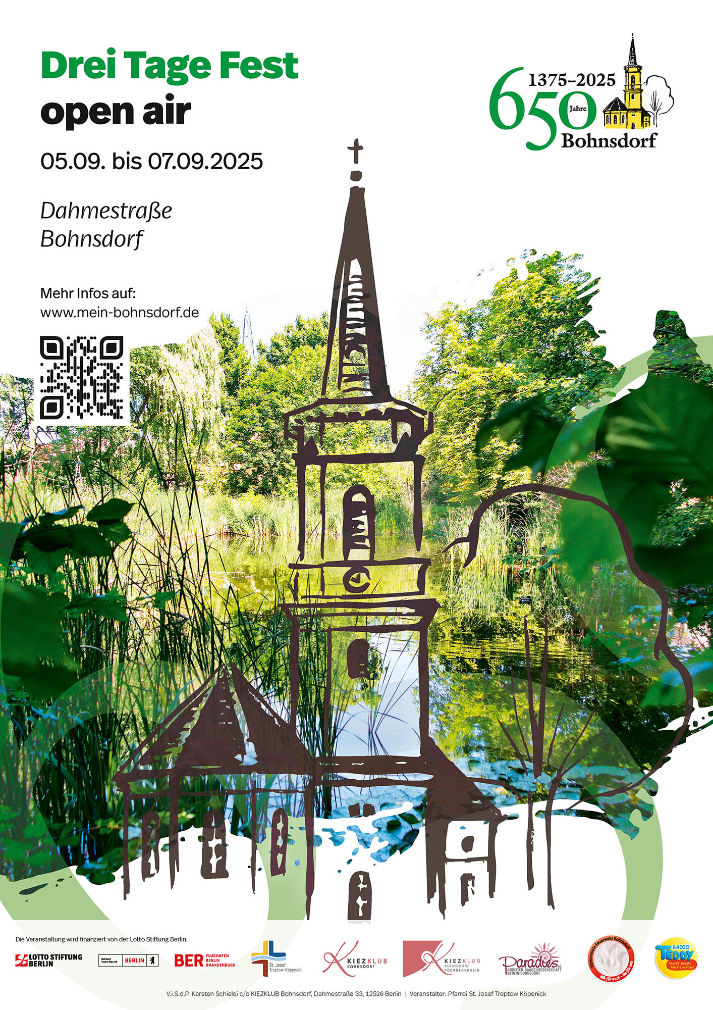 650 Jahre Bohnsdorf Plakat